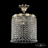 Светильник потолочный 19201/25IV G Balls Bohemia Ivele Crystal прозрачный 3 лампы, основание золотое в стиле классика balls