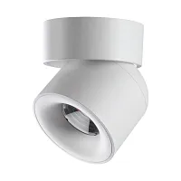 Светильник накладной LED Gesso 358808 Novotech белый 1 лампа, основание белое в стиле современный круглый