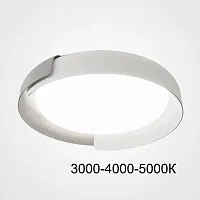 Светильник потолочный ADDA White Трехцветный свет 223830-23 ImperiumLoft белый 1 лампа, основание белое в стиле современный минимализм 
