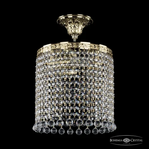 Светильник потолочный 19201/25IV G Balls Bohemia Ivele Crystal прозрачный 3 лампы, основание золотое в стиле классика balls