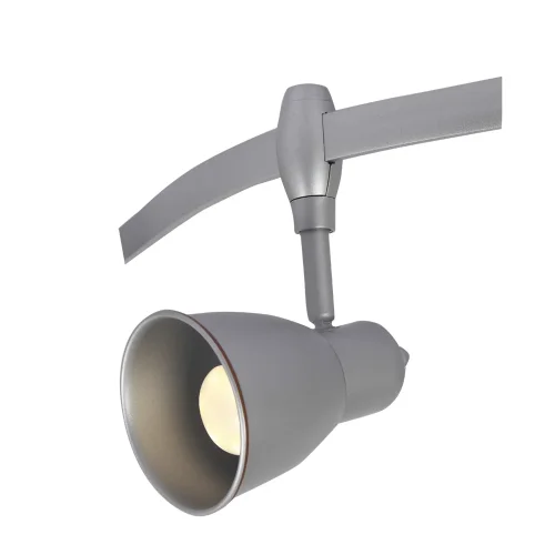 Трековый светильник A3058PL-1SI Arte Lamp серебряный для шинопроводов серии Rails Heads серебряный
