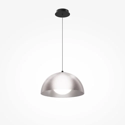 Светильник подвесной LED Batten MOD472PL-L20B3K Maytoni серый на 1 лампу, основание чёрное в стиле современный 