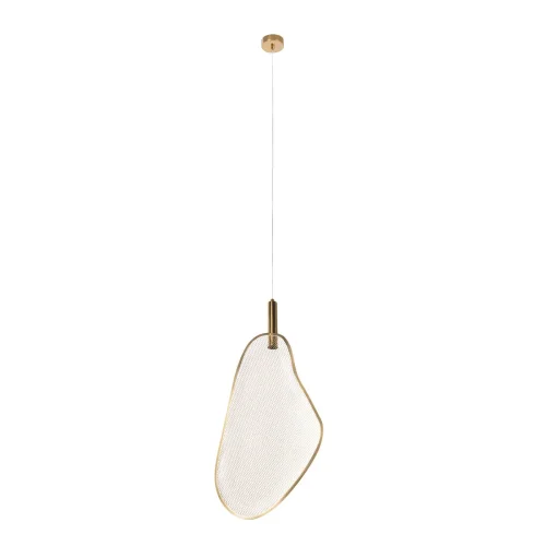 Светильник подвесной LED Leaf 10349/M LOFT IT бронзовый на 1 лампу, основание бронзовое в стиле современный 