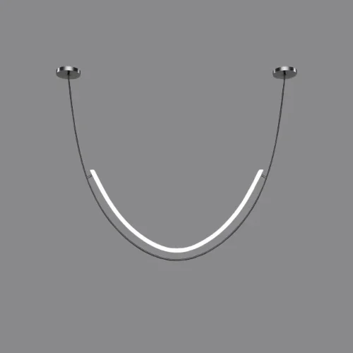 Светильник подвесной LIANNA L120 213763-23 ImperiumLoft белый на 1 лампу, основание чёрное в стиле современный фото 2 Светильник подвесной LIANNA L120 213763-23 ImperiumLoft белый на 1 лампу, основание чёрное в стиле современный фото 2