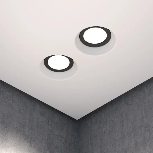 Светильник точечный Intro 2.0 DL137-GU10-W Maytoni белый на 1 лампу, основание белое в стиле современный круглый фото 6