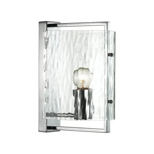 Бра Elegante 4888/1W Odeon Light прозрачный на 1 лампа, основание хром в стиле современный  фото 2