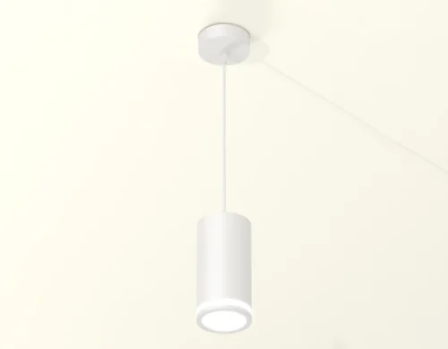 Светильник подвесной XP8161025 Ambrella light белый 1 лампа, основание белое в стиле хай-тек  фото 2