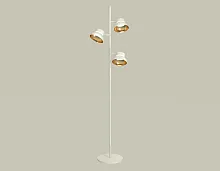 Торшер XB9812101 Ambrella light  золотой белый 3 лампы, основание белое в стиле современный хай-тек
