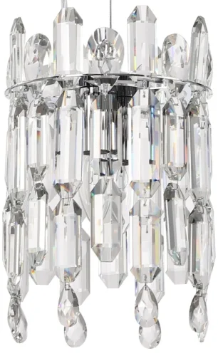 Светильник подвесной Legacy 2158/09/02P Stilfort прозрачный 2 лампы, основание хром в стиле современный  фото 3