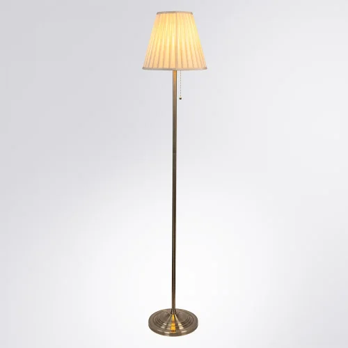 Торшер Marriot A5039PN-1AB Arte Lamp  бежевый 1 лампа, основание античное бронза в стиле современный
 фото 2