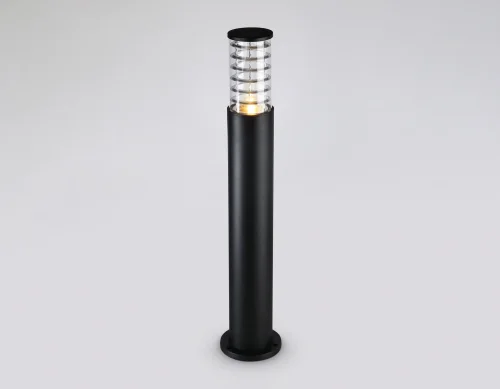Парковый светильник ST2536 Ambrella light уличный IP54 чёрный 1 лампа, плафон прозрачный в стиле хай-тек современный E27 фото 2