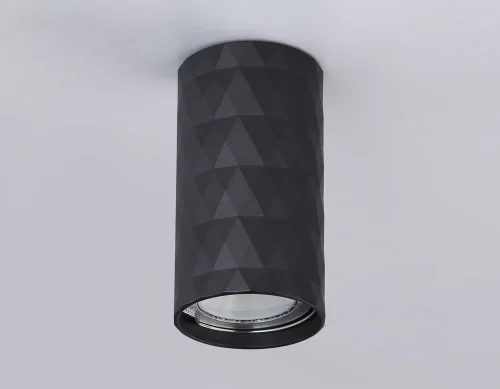 Светильник накладной TN213183 Ambrella light чёрный 1 лампа, основание чёрное в стиле хай-тек современный круглый фото 2