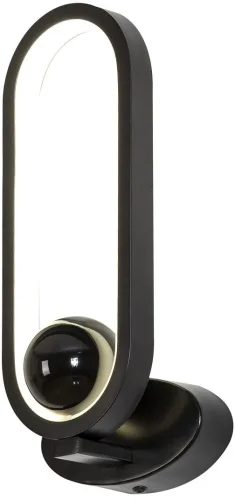 Бра LED Altus 4220-1W F-promo чёрный на 1 лампа, основание чёрное в стиле современный 