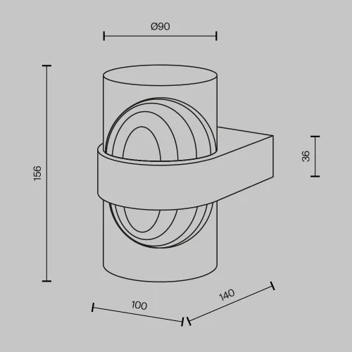 Бра LED MOD480WL-L10BS3K Sacramento Maytoni прозрачный на 1 лампу, основание латунь в стиле современный минимализм фото 5 Бра LED MOD480WL-L10BS3K Sacramento Maytoni прозрачный на 1 лампу, основание латунь в стиле современный минимализм фото 5