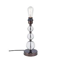 Настольная лампа V2939-7/1L Vitaluce без плафона 1 лампа, основание бронзовое металл в стиле арт-деко 