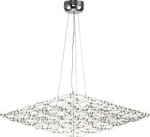 Светильник подвесной LED Thinner 4305-12P Favourite хром на 1 лампу, основание хром в стиле арт-деко 