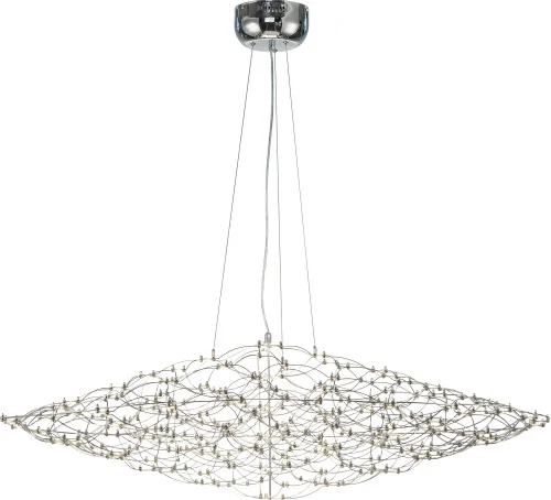 Светильник подвесной LED Thinner 4305-12P Favourite хром на 1 лампу, основание хром в стиле арт-деко 