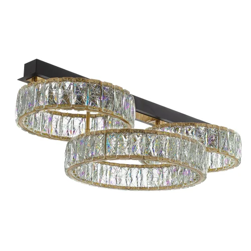 Люстра потолочная LED Palant CL325162 Citilux прозрачная на 1 лампу, основание чёрное в стиле современный классический фото 2 Люстра потолочная LED Palant CL325162 Citilux прозрачная на 1 лампу, основание чёрное в стиле современный классический фото 2