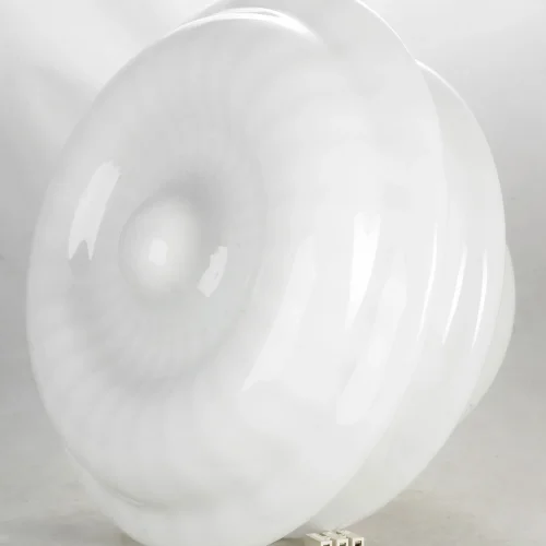 Светильник подвесной LSP-8501 Lussole белый 1 лампа, основание хром в стиле современный выдувное фото 5