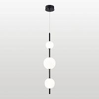 Светильник подвесной LED Hart LSP-7285 Lussole белый 3 лампы, основание чёрное в стиле современный 