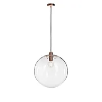 Светильник подвесной Selene 2032-E LOFT IT прозрачный 1 лампа, основание медь в стиле лофт шар