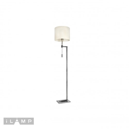 Торшер City LJ001 CR iLamp для чтения белый 1 лампа, основание хром в стиле современный американский
 фото 2