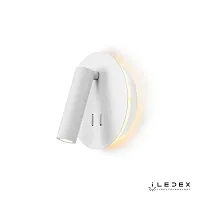 Бра с выключателем LED Tanki ER0569Y WH iLedex белый 1 лампа, основание белое в стиле современный хай-тек для чтения