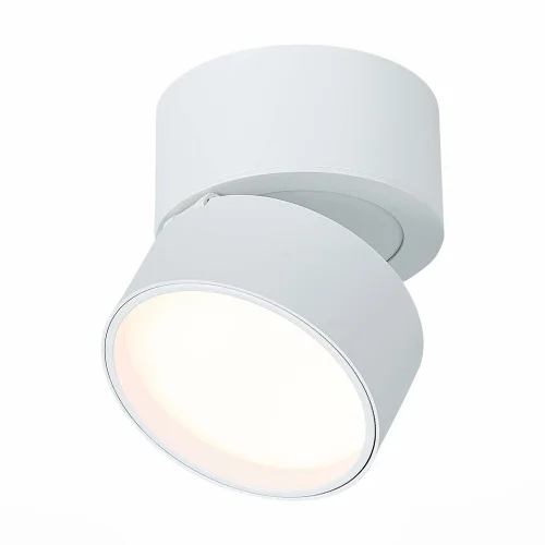Светильник накладной LED St651 ST651.532.09 ST-Luce белый на 1 лампу, основание белое в стиле хай-тек современный круглый