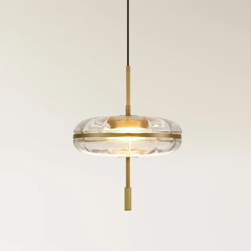 Светильник подвесной LED Dona 151804-26 ImperiumLoft прозрачный 1 лампа, основание латунь в стиле современный лофт  фото 3