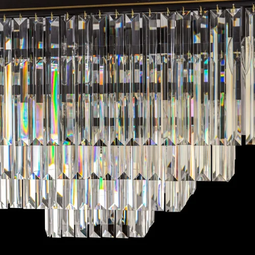 Люстра подвесная Мартин CL332241 Citilux прозрачная на 20 ламп, основание коричневое венге в стиле классический современный  фото 6
