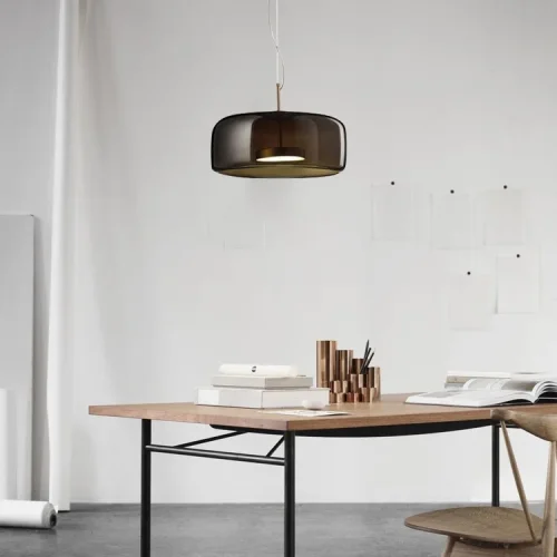 Светильник подвесной DAUPHIN A Grey 151867-26 ImperiumLoft серый на 1 лампу, основание золотое в стиле лофт современный фото 20 Светильник подвесной DAUPHIN A Grey 151867-26 ImperiumLoft серый на 1 лампу, основание золотое в стиле лофт современный фото 20