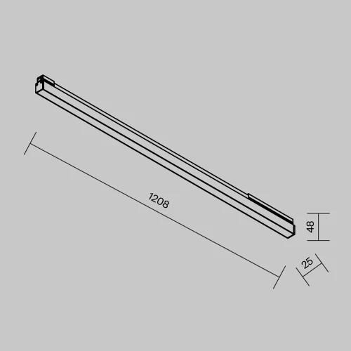 Трековый светильник LED уличный Exility IP O-TR02-1-S-30WB3K Maytoni чёрный для шинопроводов серии Exility IP чёрный фото 10