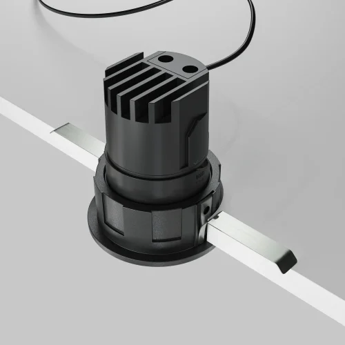 Светильник точечный LED Wise DL057-7W4K-B Maytoni чёрный на 1 лампу, основание чёрное в стиле хай-тек современный фото 11