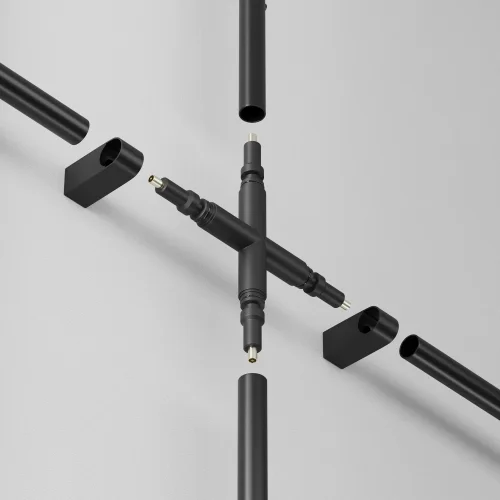 Ввод питания для для штанговой системы Axity CA008TX-B Maytoni чёрный в стиле современный хай-тек для светильников серии Axity Maytoni axity штанговая фото 5