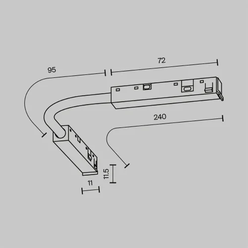 Коннектор питания шарнирный Exility X (Эксилити Х), черный TRA239CS-42B Maytoni чёрный в стиле хай-тек современный для светильников серии Трековая система EXILITY X (Эксилити Х) exility x трековая система фото 3 Коннектор питания шарнирный Exility X (Эксилити Х), черный TRA239CS-42B Maytoni чёрный в стиле хай-тек современный для светильников серии Трековая система EXILITY X (Эксилити Х) exility x трековая система фото 3