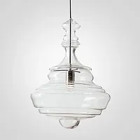 Светильник подвесной Glory 84653-22 ImperiumLoft прозрачный 1 лампа, основание хром в стиле современный 