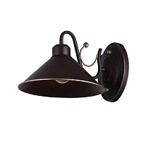 Бра лофт Ciolla SLE120401-01 Evoluce чёрный 1 лампа, основание чёрное в стиле лофт 