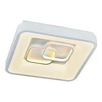 Светильник потолочный LED с пультом 10204/3LED Escada белый на 1 лампу, основание белое в стиле хай-тек с пультом квадраты Светильник потолочный LED с пультом 10204/3LED Escada белый на 1 лампу, основание белое в стиле хай-тек с пультом квадраты