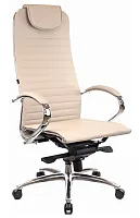 Кресло руководителя Deco Экокожа Бежевый EP Deco PU Beige Everprof, бежевый/экокожа, ножки//, размеры - 1240*1310***610*