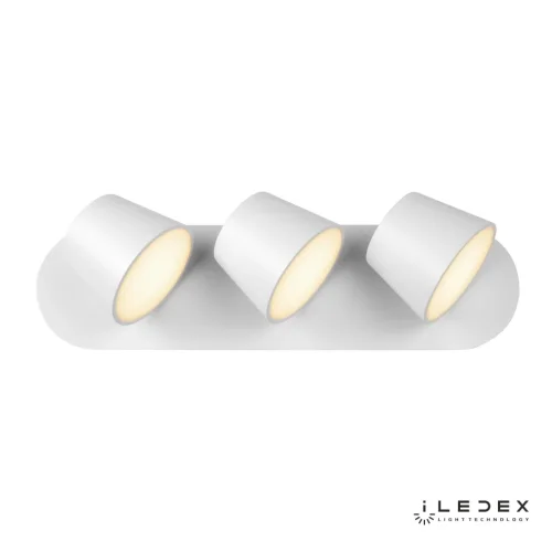 Бра LED Flexin W1118-3AS WH iLedex белый на 1 лампа, основание белое в стиле современный хай-тек  фото 4