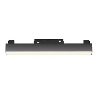 Трековый светильник LED Magnetic track system Gravity TR074-2-12W3K-B Maytoni чёрный для шинопроводов серии Magnetic track system Gravity чёрный