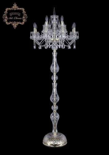 Торшер 13.21.8+4.200.h-165.Gd.Sp Bohemia Art Classic  прозрачный 12 ламп, основание золотое в стиле классический
