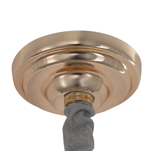 Люстра подвесная Dryad CL305180 Citilux белая прозрачная на 21 лампу, основание золотое в стиле классический современный флористика фото 9