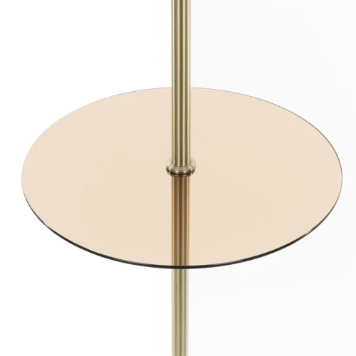 Торшер Вена CL402933T Citilux со столиком бежевый 3 лампы, основание бронзовое в стиле классический прованс
 фото 4