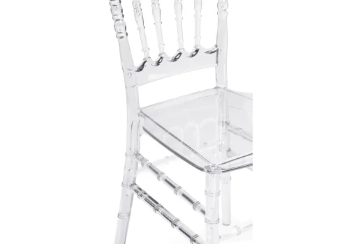 Пластиковый стул Chiavari white 15439 Woodville, /, ножки/пластик/прозрачный, размеры - ****380* фото 6
