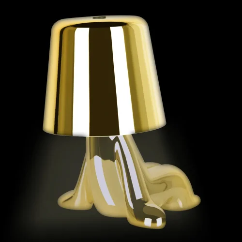 Настольная лампа LED Brothers 10233-D Gold LOFT IT золотая 1 лампа, основание золотое металл в стиле современный животные фото 8