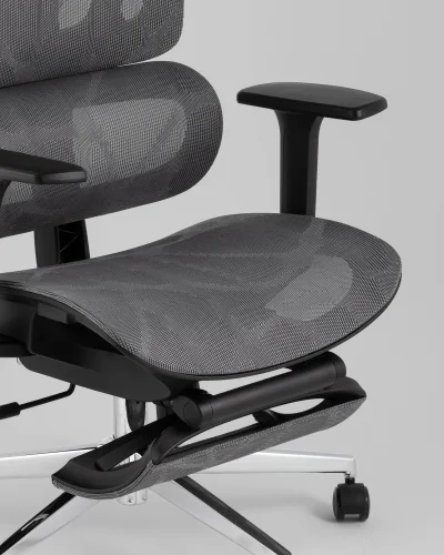 Кресло офисное TopChairs Nimbus, серый УТ000041778 Stool Group, /, ножки//, размеры - ***** фото 6