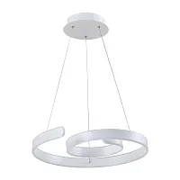 Светильник подвесной LED Judo V1950-PL Moderli белый 1 лампа, основание белое в стиле хай-тек кольца
