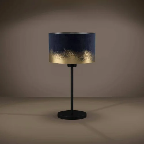 Настольная лампа Casuarita 39975 Eglo золотая синяя 1 лампа, основание чёрное металл в стиле современный  фото 4