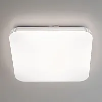 Светильник потолочный LED с пультом Симпла CL714K480G Citilux белый 1 лампа, основание белое в стиле модерн квадраты